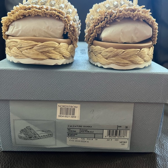 Prada sandal sz 38 - Picture 2 of 8